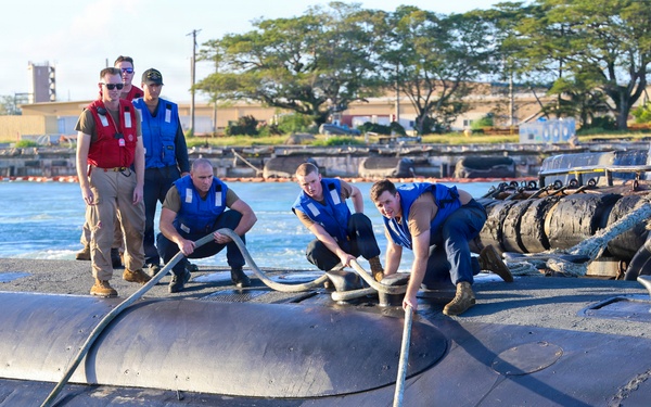 USS Annapolis returns to Naval Base Guam