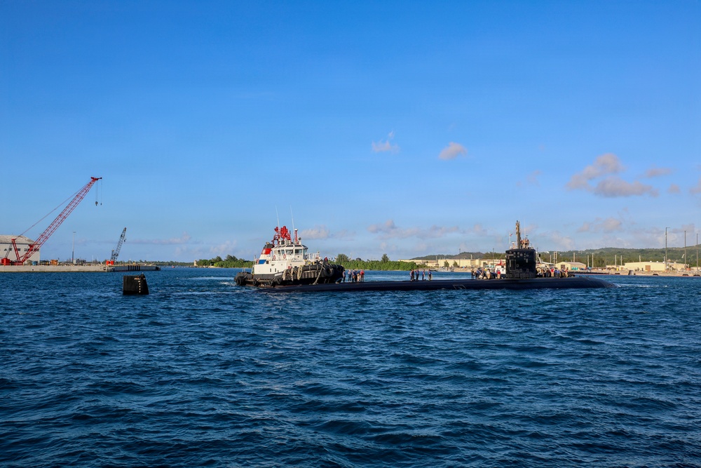 USS Annapolis returns to Naval Base Guam