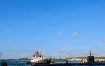 USS Annapolis returns to Naval Base Guam
