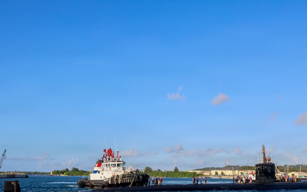 USS Annapolis returns to Naval Base Guam