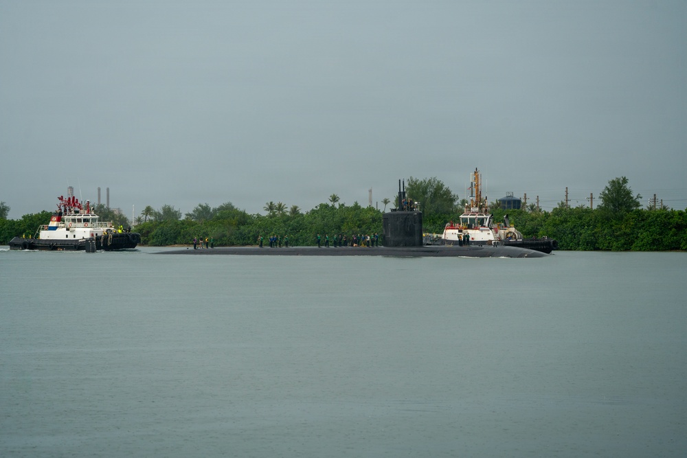 USS Springfield returns to Naval Base Guam