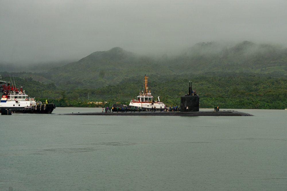 USS Springfield returns to Naval Base Guam