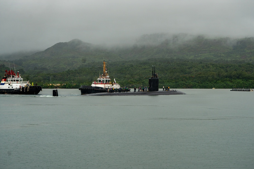 USS Springfield returns to Naval Base Guam