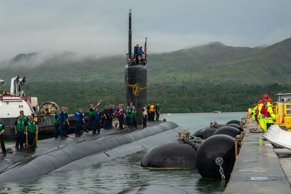 USS Springfield returns to Naval Base Guam