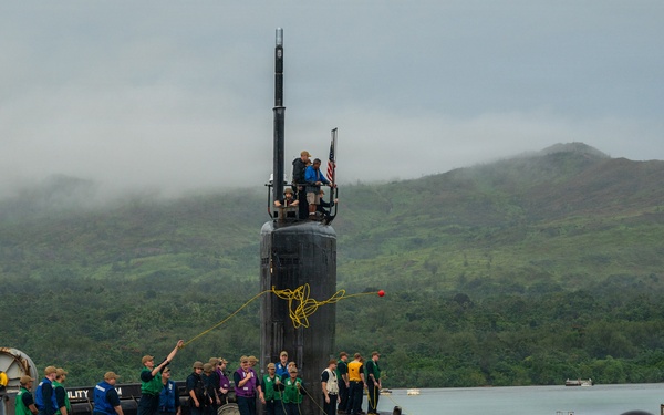USS Springfield returns to Naval Base Guam