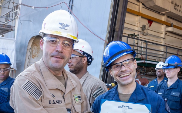Captains Call Onboard the USS Green Bay