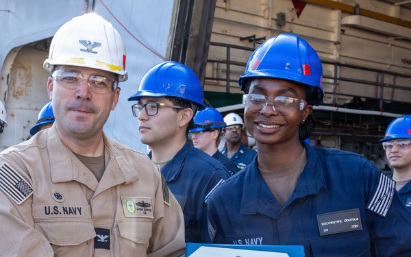 Captains Call Onboard the USS Green Bay