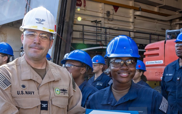Captains Call Onboard the USS Green Bay