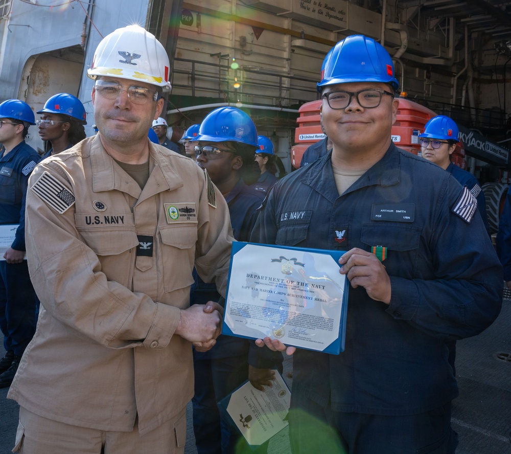 Captains Call Onboard the USS Green Bay