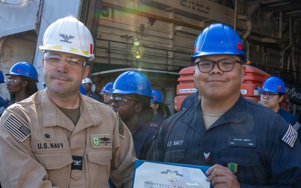 Captains Call Onboard the USS Green Bay