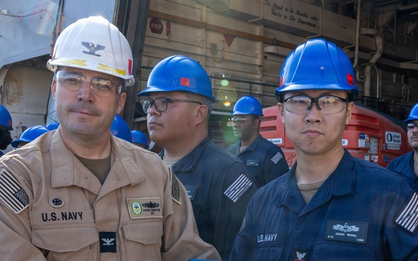 Captains Call Onboard the USS Green Bay