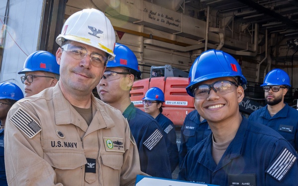 Captains Call Onboard the USS Green Bay
