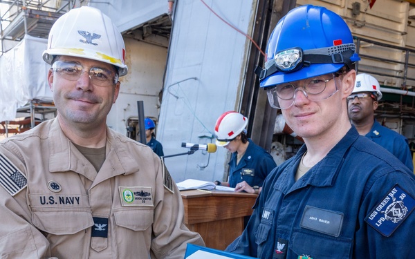 Captains Call Onboard the USS Green Bay