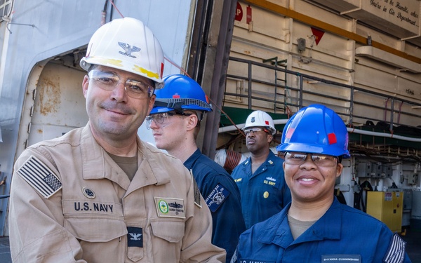 Captains Call Onboard the USS Green Bay