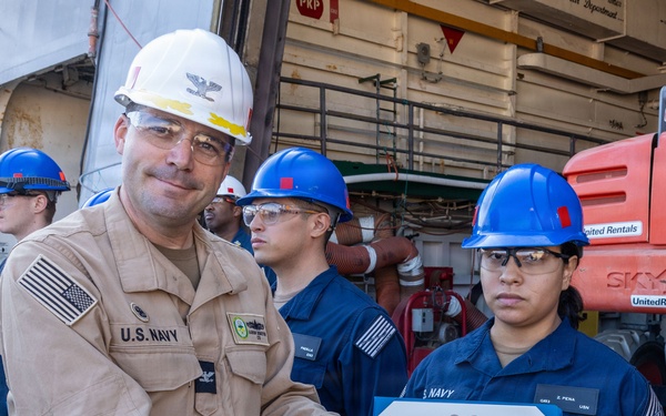 Captains Call Onboard the USS Green Bay