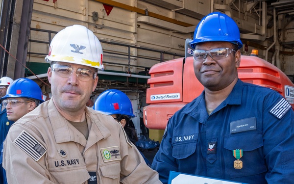 Captains Call Onboard the USS Green Bay