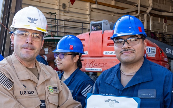 Captains Call Onboard the USS Green Bay