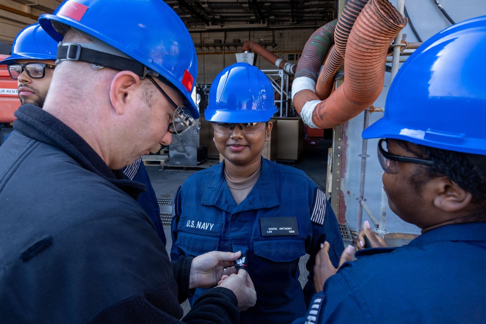 Captains Call Onboard the USS Green Bay