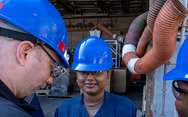 Captains Call Onboard the USS Green Bay