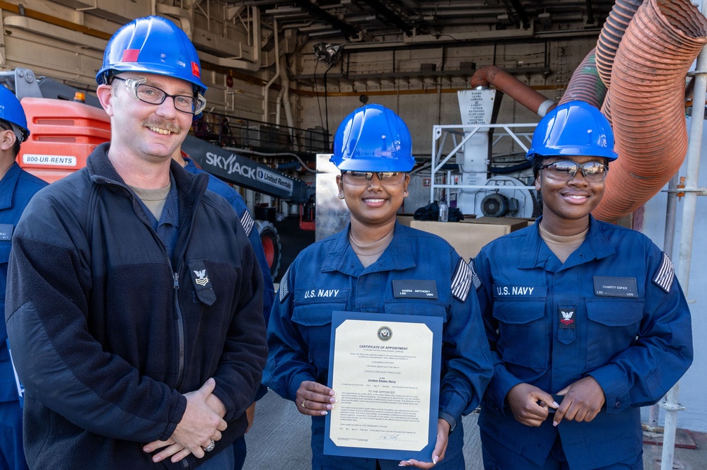 Captains Call Onboard the USS Green Bay