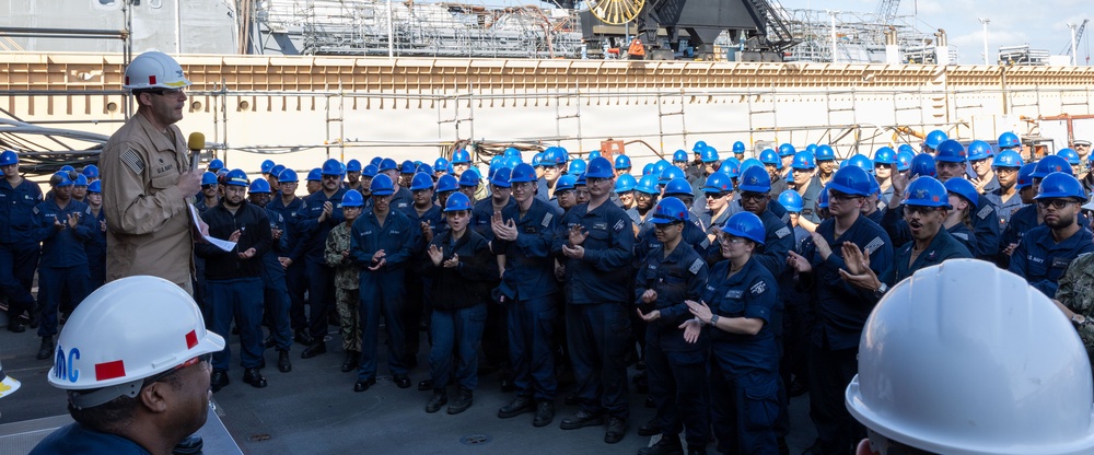 Captains Call Onboard the USS Green Bay