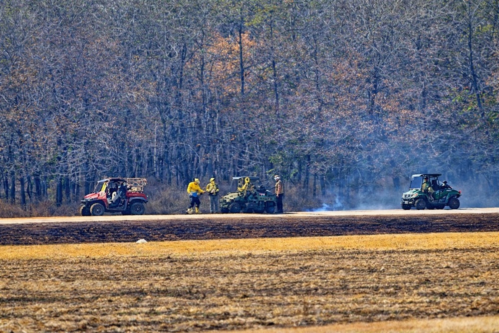 U.S. Forest Service-Fort McCoy partnership leads to effective beginning to 2026 prescribed burn season on post