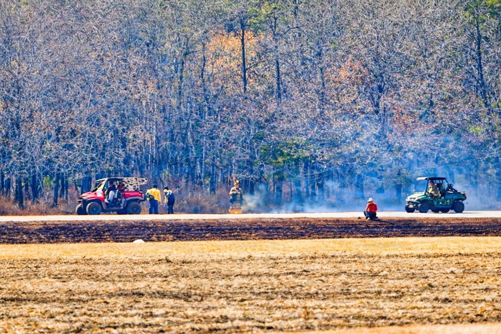 U.S. Forest Service-Fort McCoy partnership leads to effective beginning to 2026 prescribed burn season on post