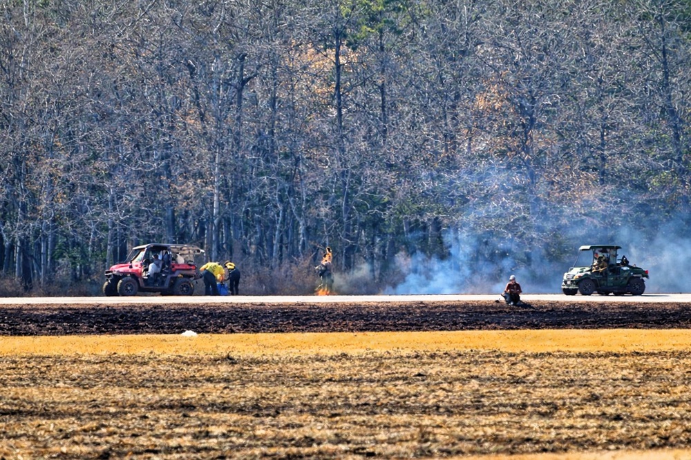 U.S. Forest Service-Fort McCoy partnership leads to effective beginning to 2026 prescribed burn season on post