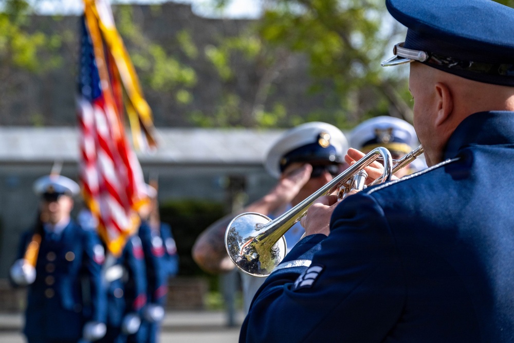 Vice Adm. Joe Buzzella assumes command of Coast Guard Pacific Area, Defense Force West