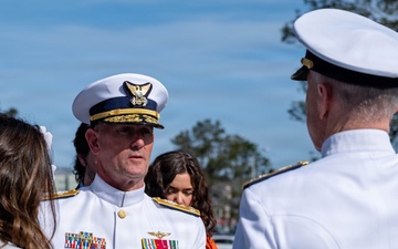 Vice Adm. Joe Buzzella assumes command of Coast Guard Pacific Area, Defense Force West