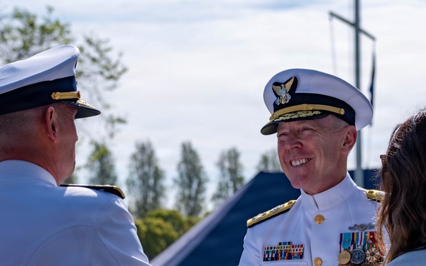 Vice Adm. Joe Buzzella assumes command of Coast Guard Pacific Area, Defense Force West