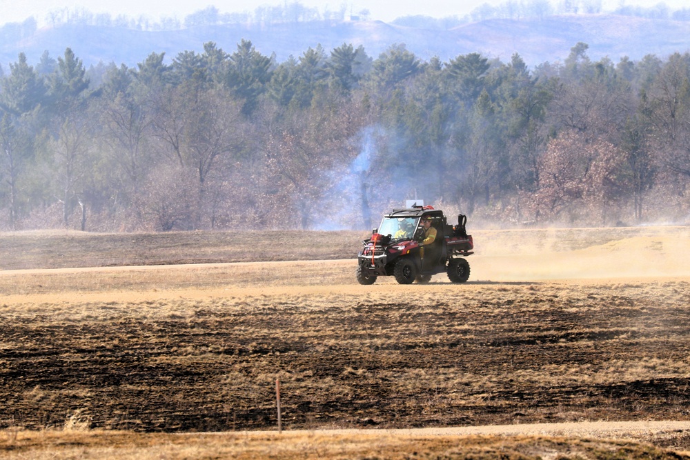 U.S. Forest Service-Fort McCoy partnership leads to effective beginning to 2026 prescribed burn season on post