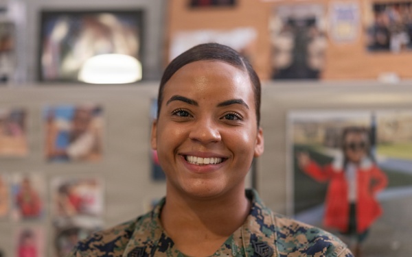Gunnery Sgt. Stephanie Amerson is Highlighted for Exceptional Work