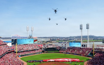 101 CAB Flyover for Cincinnati Reds Opening Day