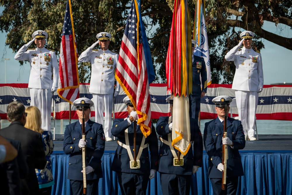Vice Adm. Joe Buzzella assumes command of U.S. Coast Guard Pacific Area and Defense Force West