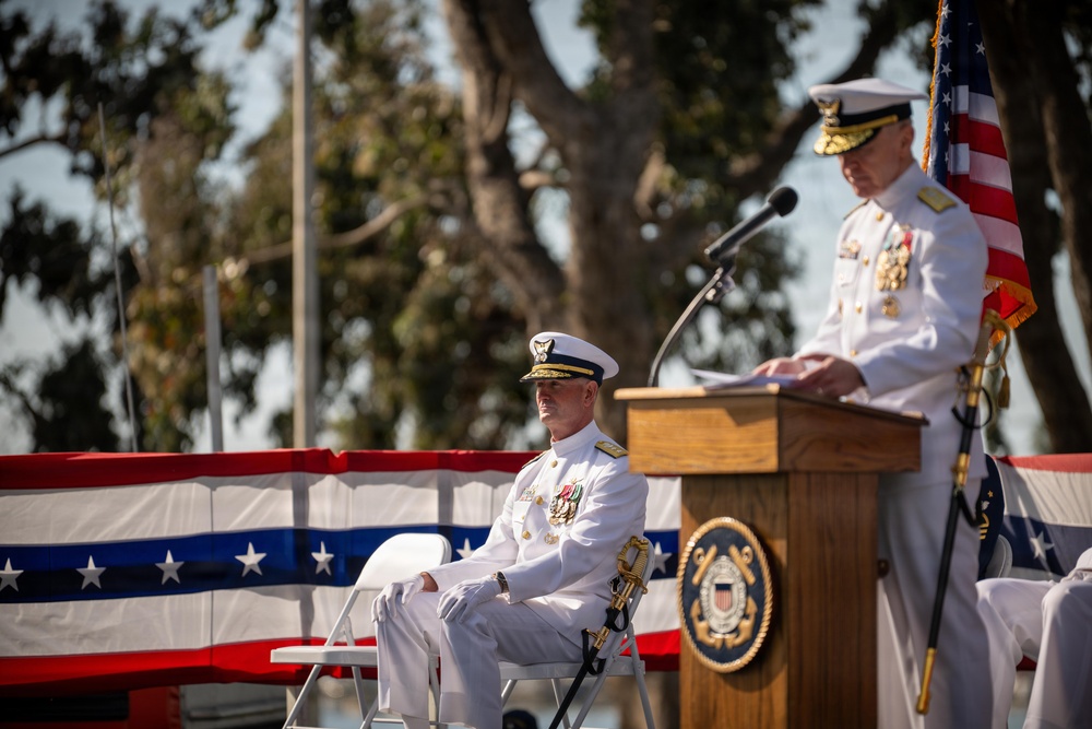 Vice Adm. Joe Buzzella assumes command of U.S. Coast Guard Pacific Area and Defense Force West