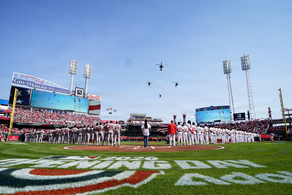 101 CAB Flyover for Cincinnati Reds Opening Day
