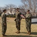 Sgt. Flores receives a NAM at MCAS Iwakuni