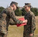 Sgt. Flores receives a NAM at MCAS Iwakuni
