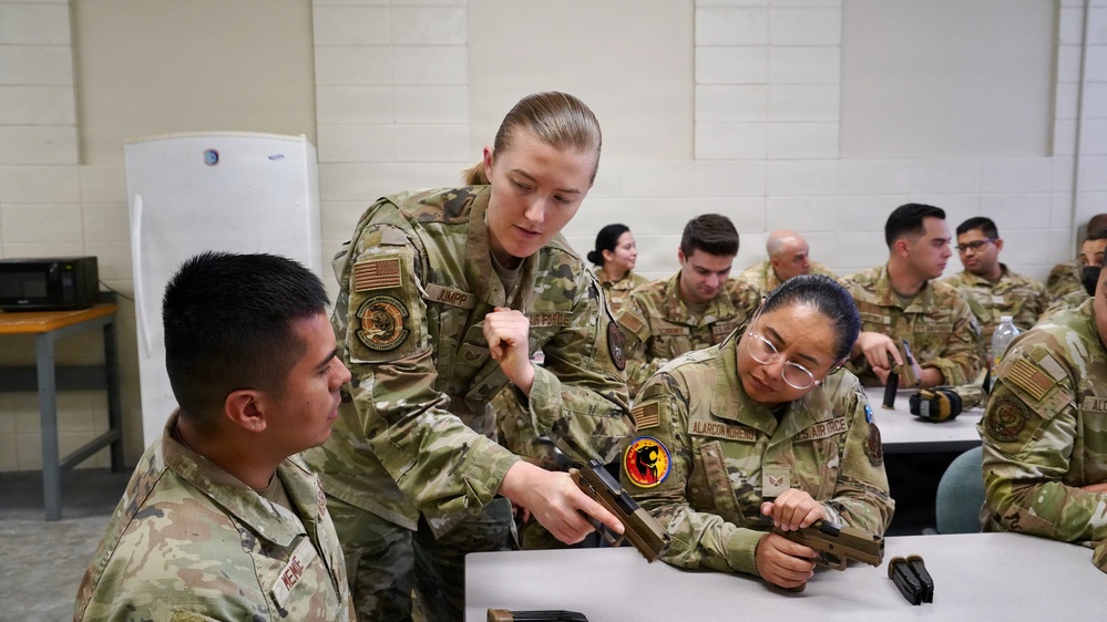 146 SFS CADM trains 146 AES on weapons qualifications