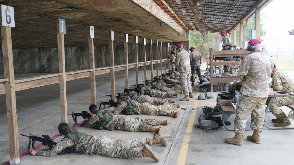 146 SFS qualifies 146 AES on M4 rifle at exercise Sentry South 26-2