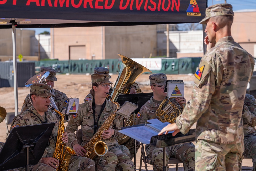 Fort Bliss 3D printed Life Support Area Ceremonial bead laying