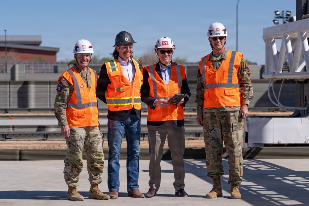 Fort Bliss 3D printed Life Support Area Ceremonial bead laying