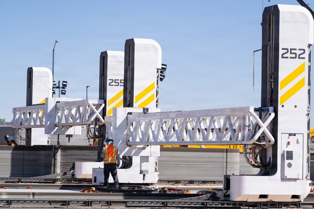 Fort Bliss 3D printed Life Support Area Ceremonial bead laying