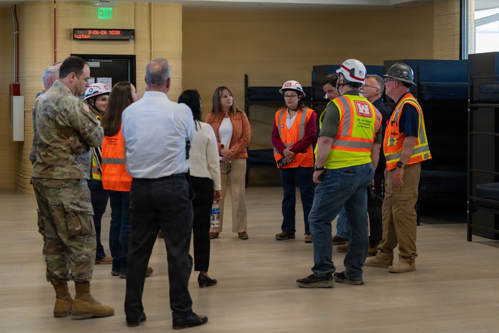 Fort Bliss 3D printed Life Support Area Ceremonial bead laying