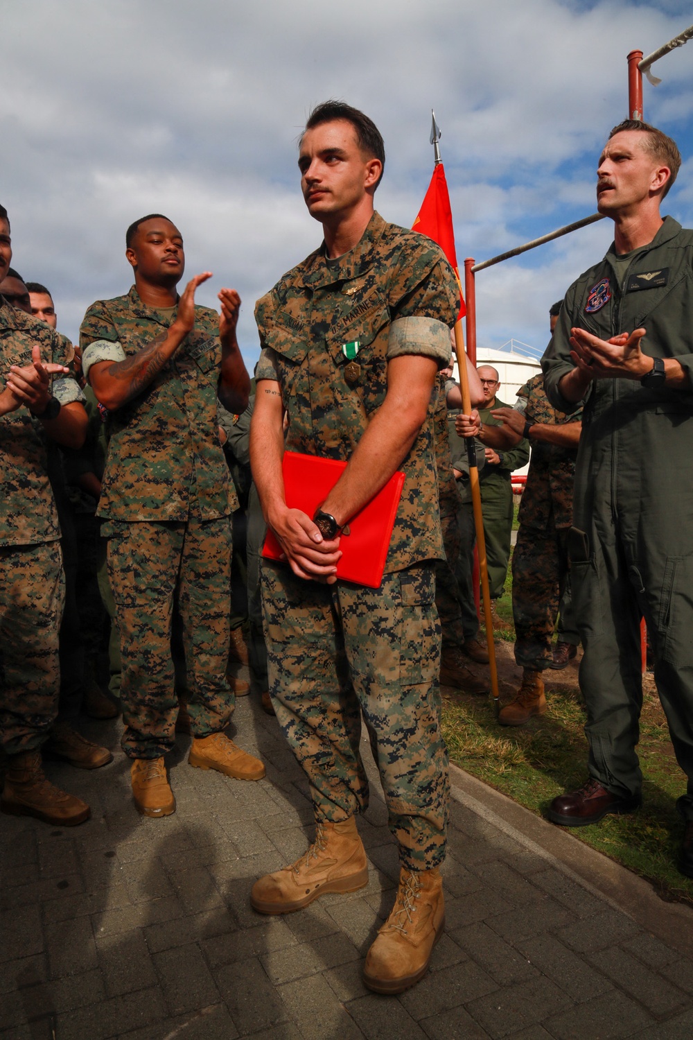 MAG-24 Marine awarded for rescuing local children