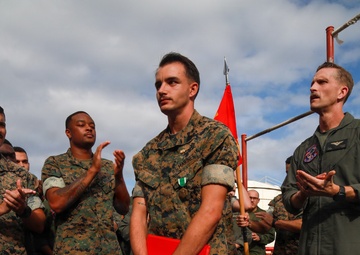 MAG-24 Marine awarded for rescuing local children