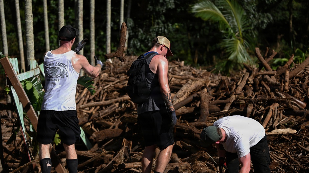JBPHH disaster relief effort on the North Shore