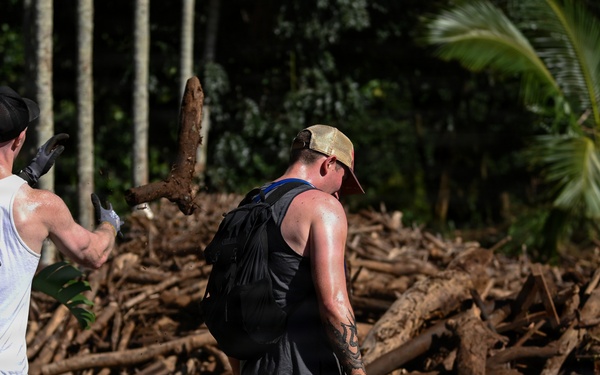 JBPHH disaster relief effort on the North Shore