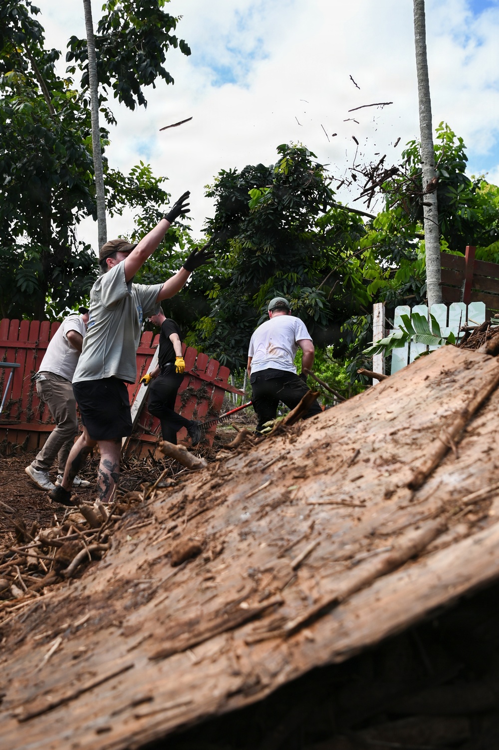 JBPHH disaster relief effort on the North Shore